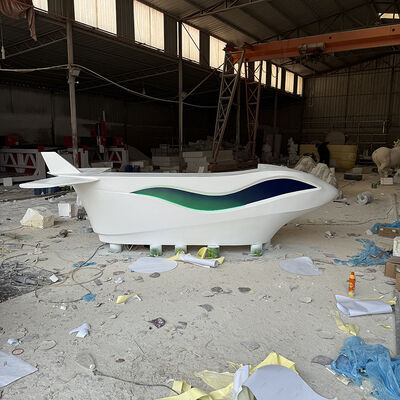 buy Customized Outdoor FRP Airplane Statue Fiberglass Garden Park & Green Landscape Floor Ornament For Decoration online manufacture