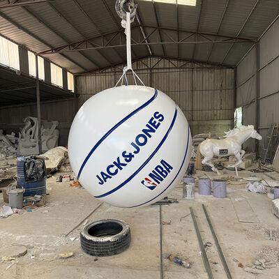 buy Custom Fiberglass Basketball Statue FRP Sports Ball Sculpture Shopping Mall Display online manufacture