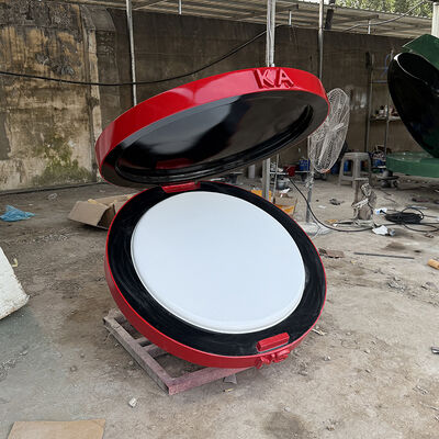 buy Fiberglass Oversized Air Cushion Foundation Box FRP Statues Cosmetic Prop Shopping Mall Decor online manufacture
