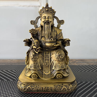 buy 3D Printing God Of Wealth Statue Imitation Bronze Fortune Deity Sculpture online manufacture