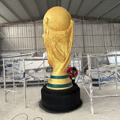 buy Giant FIFA World Cup Trophy Sculpture 3D Printing  Golden Hercules Cup Statue online manufacture