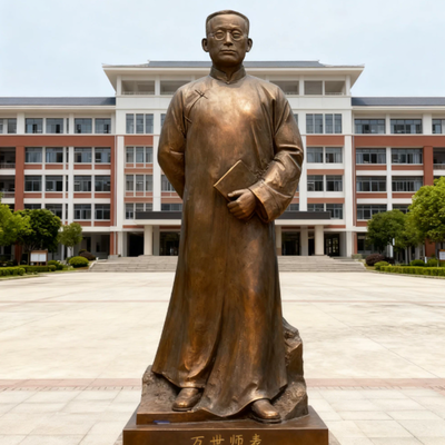 buy Mr. Tao Xingzhi Campus Educator Celebrity Statue Cast Bronze Sculptures For Sale online manufacture