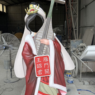 buy Cut Out Photo Booth Figure Display Prop Modern Landscape Sculpture For Amusement Park online manufacture