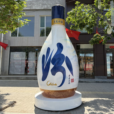 buy Giant Wine Bottle Landscape Art Sculpture Commercial Installation online manufacture