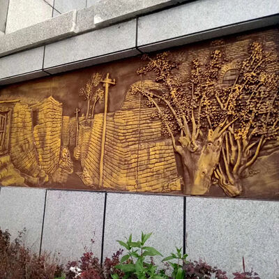buy Garden Outdoor Wall Sculpture Custom Cultural Relief Wall Mural online manufacture