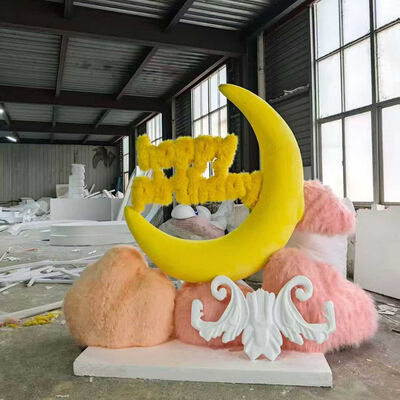 buy Decorative Carved 3D Art Sculpture Lightweight EPS Foam Statue For Landscape Display online manufacture